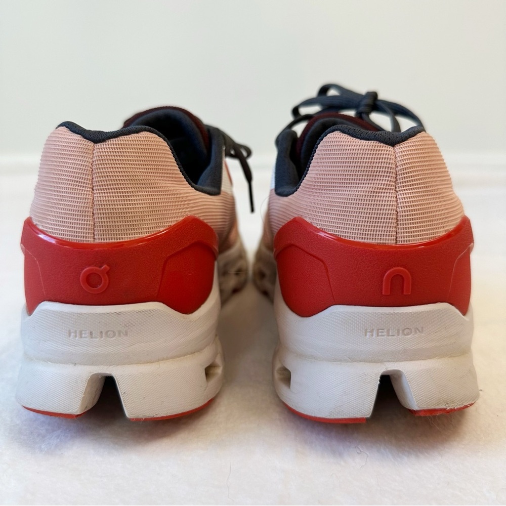 On Running Cloudstratus Rose Red Coral Running Shoes Sneakers, size Women’s 9 - Picture 8 of 16